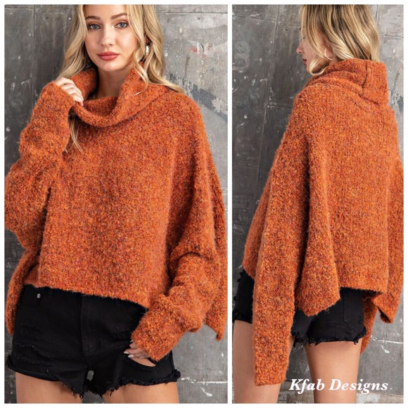 ❤️LAST 1! Desert Soft Dolman Turtleneck Sweater - Picture 3 of 7